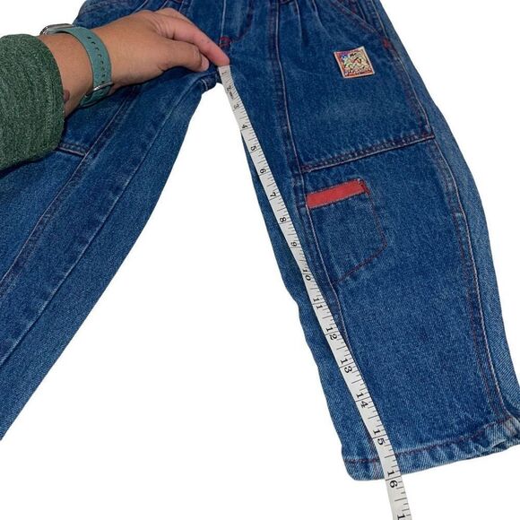 Dept. of Traffic Vintage Jeans with Suspenders - Kids Size 3 - Picture 7 of 10